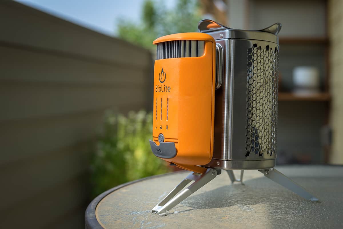 BioLite CampStove 2 - Compact Wood Burning Camping Stove with Electricity  Generator